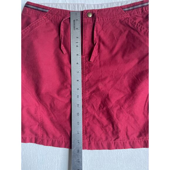 Kuhl Womens Size Small Skirt Red Active Hike Outdoors Pockets - Picture 8 of 9
